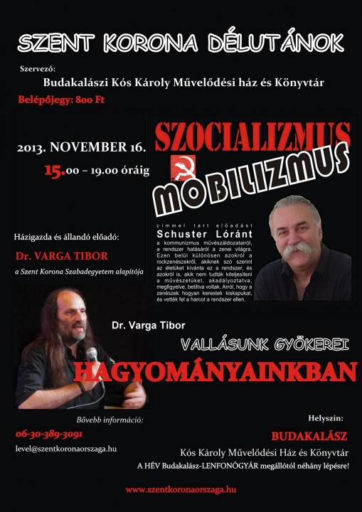   - SZENT KORONA DÉLUTÁNOK