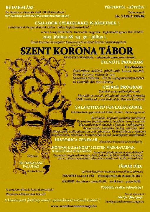   - SZENT KORONA TÁBOR